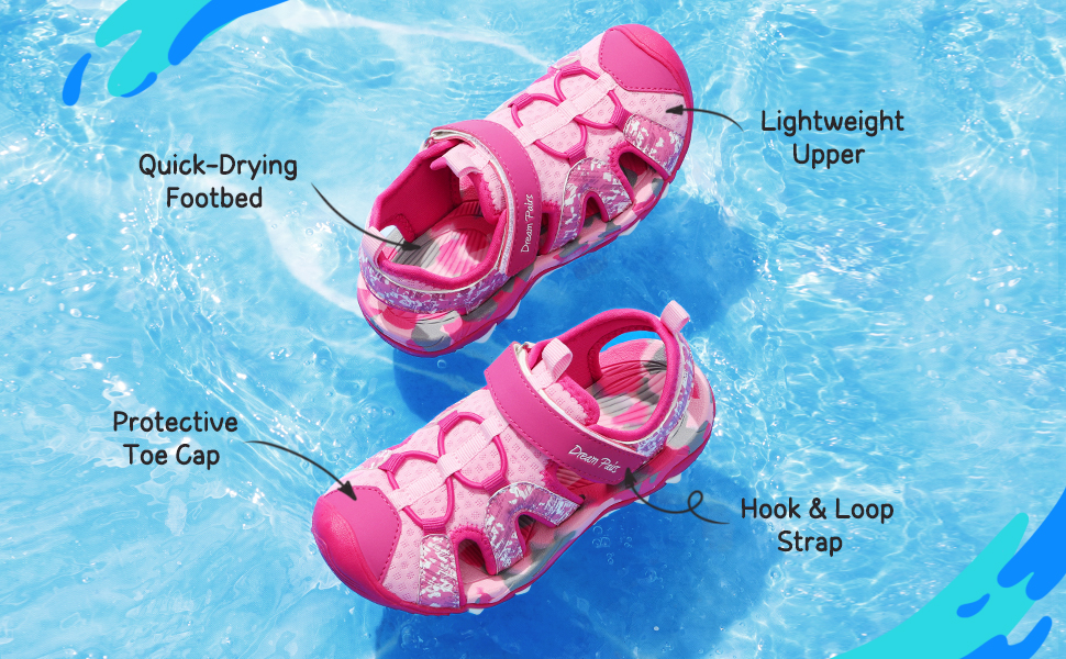 DREAM PAIRS Kids SDAS2305K Sport Sandals