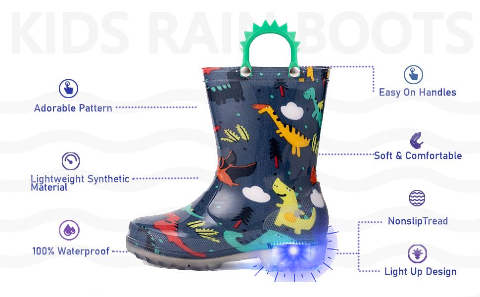 kids rain boots