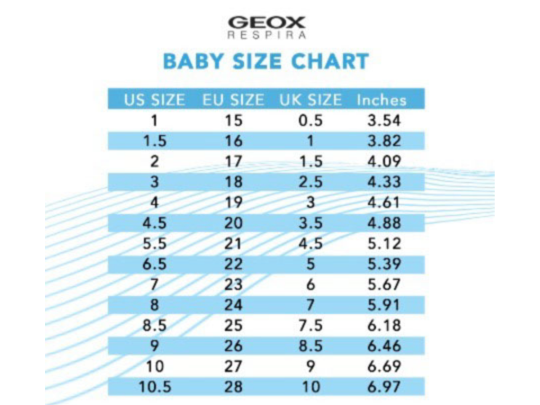 Baby Size Chart