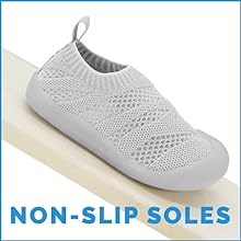 non-slip soles