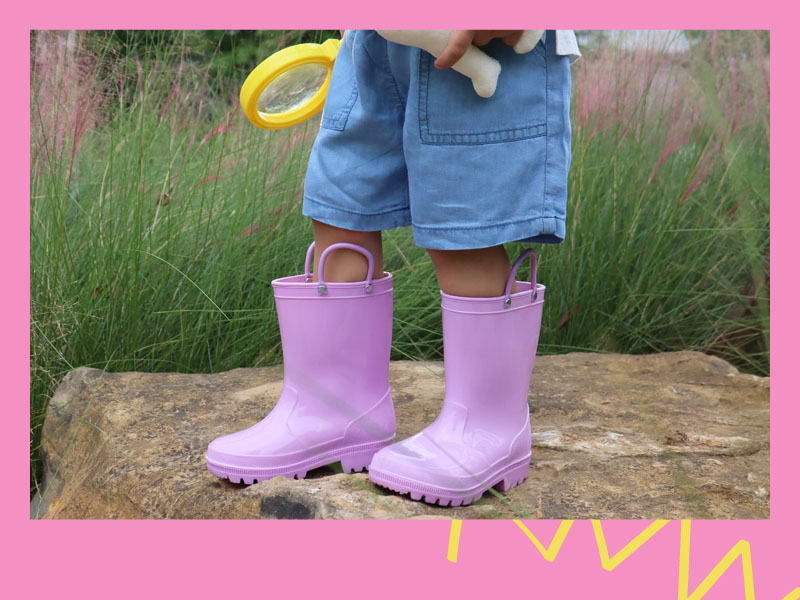 wp021 pastel lilac rain boots