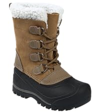 Winter snow boots for kids sherpa lined snow boots