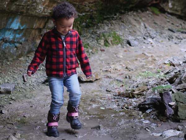 Waterproof snow boots for kids