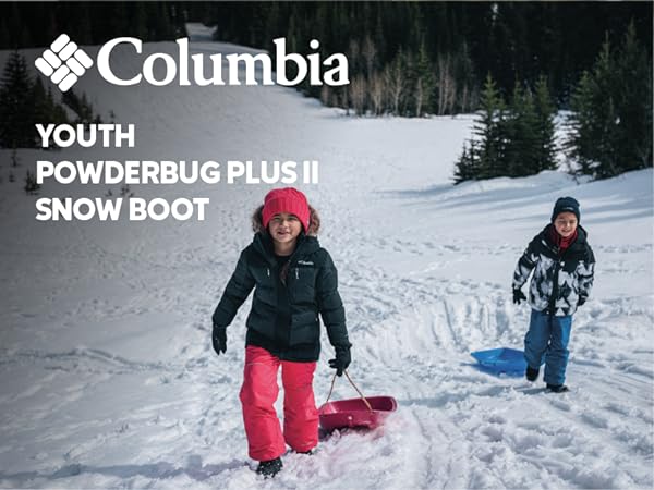 Columbia Youth Powderbug Plus II Snow boot for children