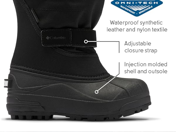 Childrens waterproof snow boots