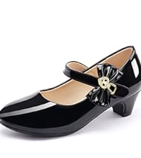 girls black dress shoes