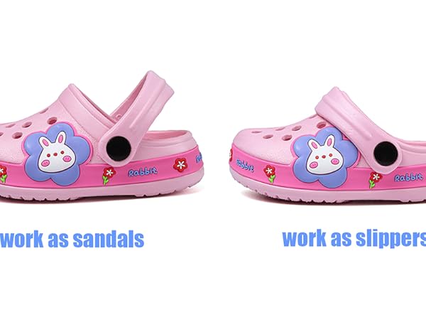 work as sandals/ slippers