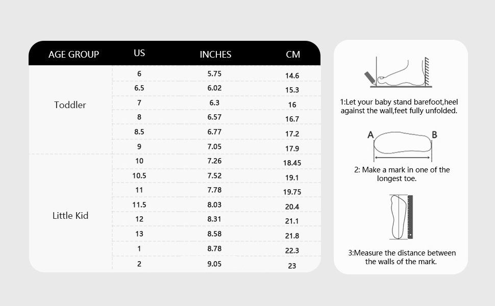 Boot Size Chart