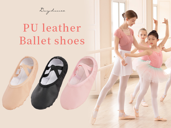 PU Leather Ballet Shoes