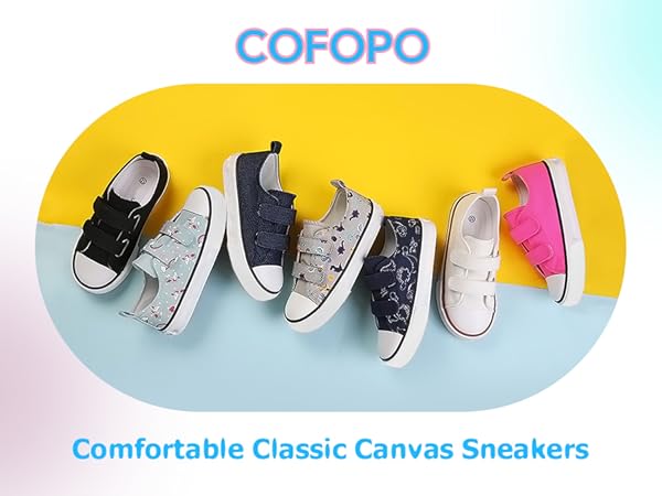 Cofopo Toddler Canvas Shoes