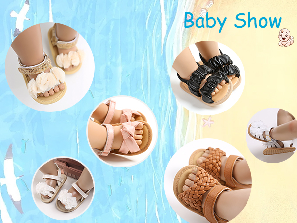 LAFEGEN Infant Baby Girls Summer Sandals