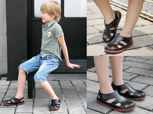 black sandals for boy