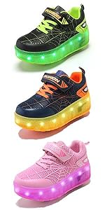 spiderman led roller shoes