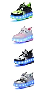 led usb roller skates