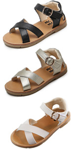 Girls Strappy Flat Sandal