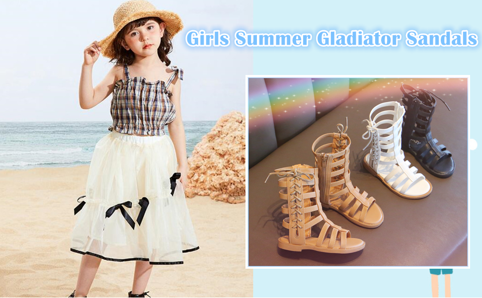 Girls Summer Gladiator Sandals