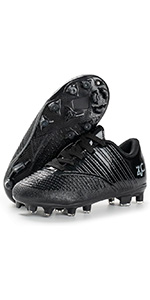 Soccer cleats kids BLACK