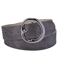 jessica simpson snakeskin round buckle belt