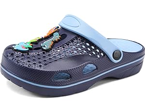 blue kid clogs