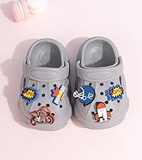 Babelvit Toddler Boys Girls Garden Clogs Infant Cute Slip On Slides Water Shoes Baby Lightweight