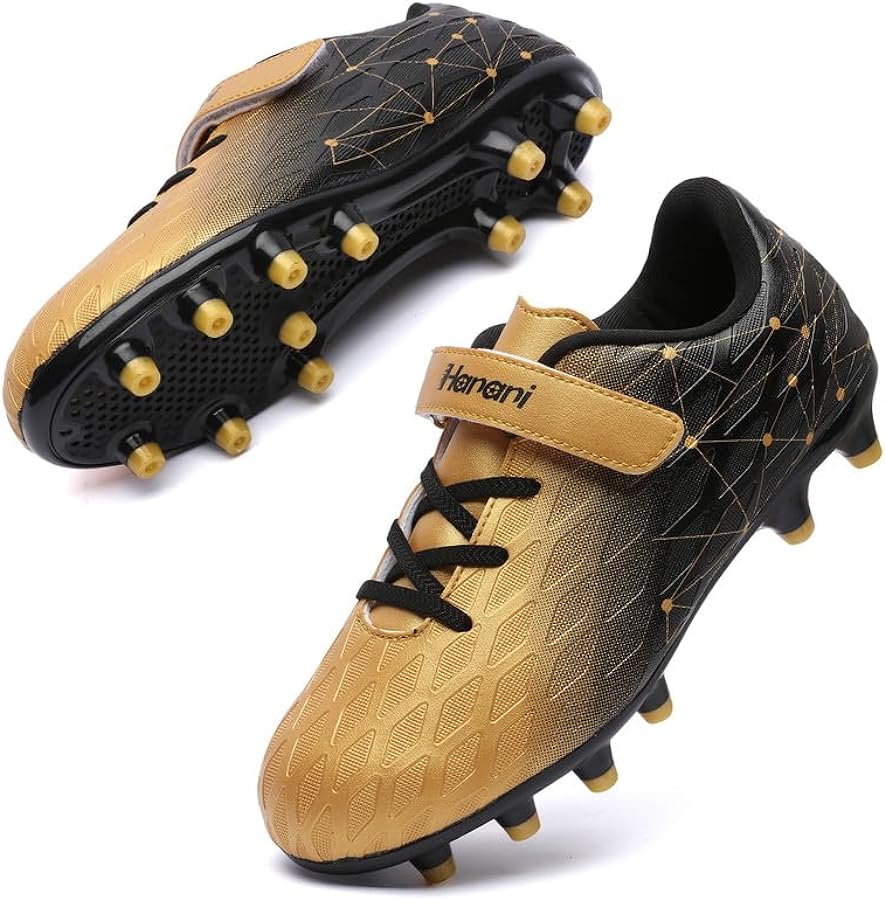 Hanani Boys Soccer Cleats Kids Girls FG/AG Soccer Athletics Sport Shoes Training Shoes Running Shoes Teenager Indoor Outdoor Football Shoes Sneakers for Unisex