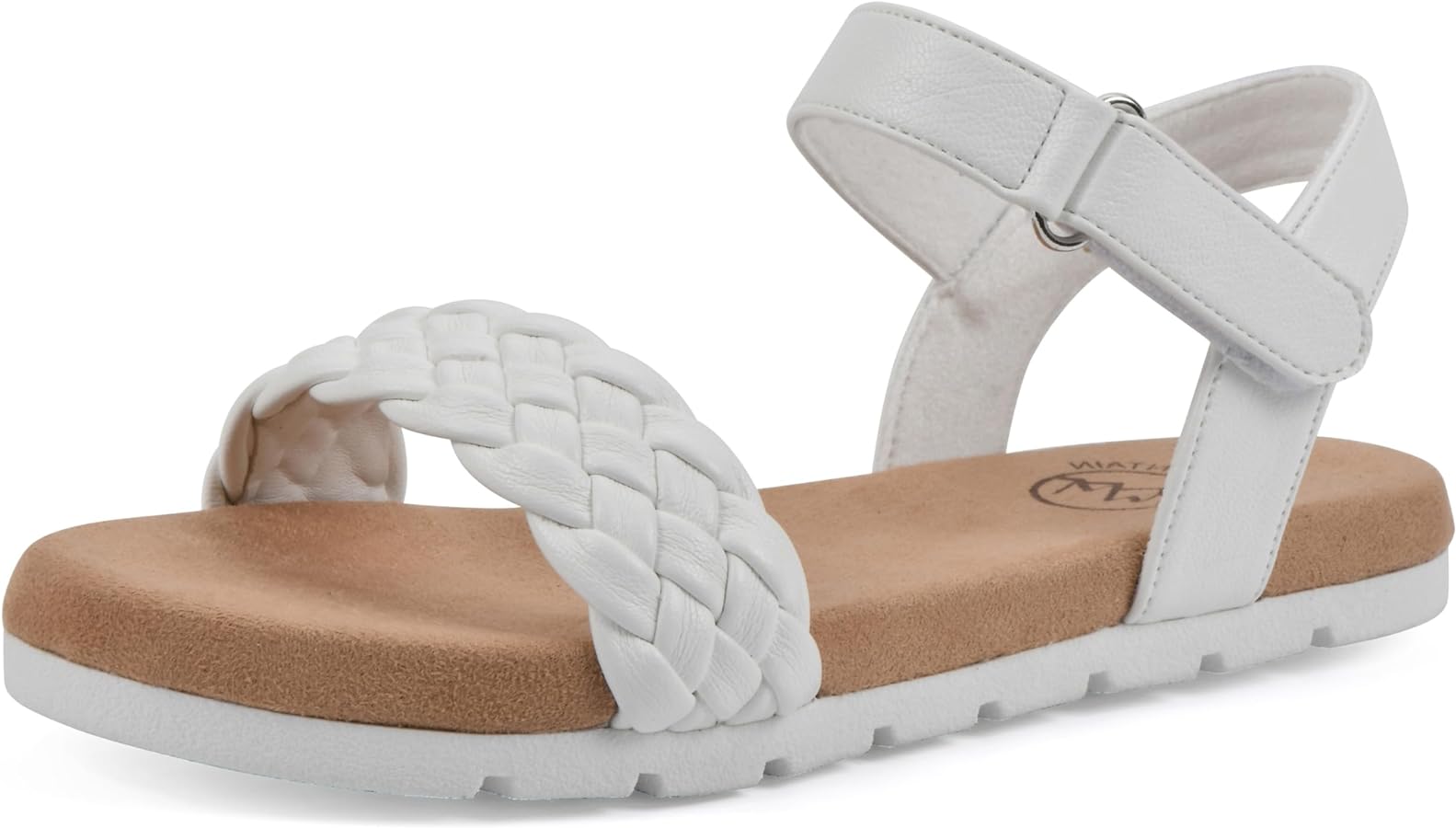 WHITE MOUNTAIN Kids Tidbit Braided Sandal