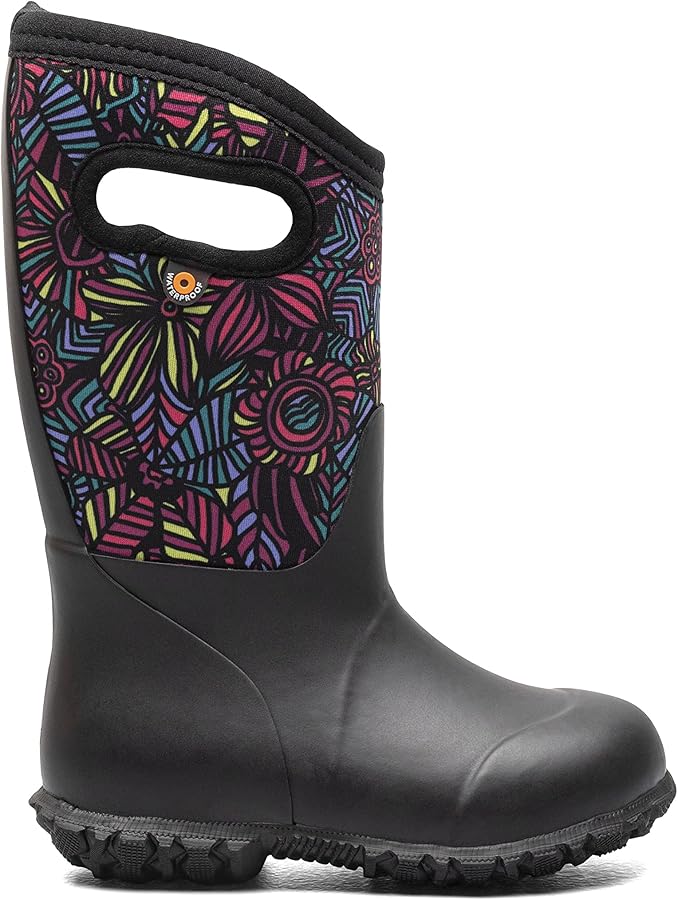 BOGS Unisex-Child Waterproof Insulated Rubber and Neoprene Winter Rain Boot