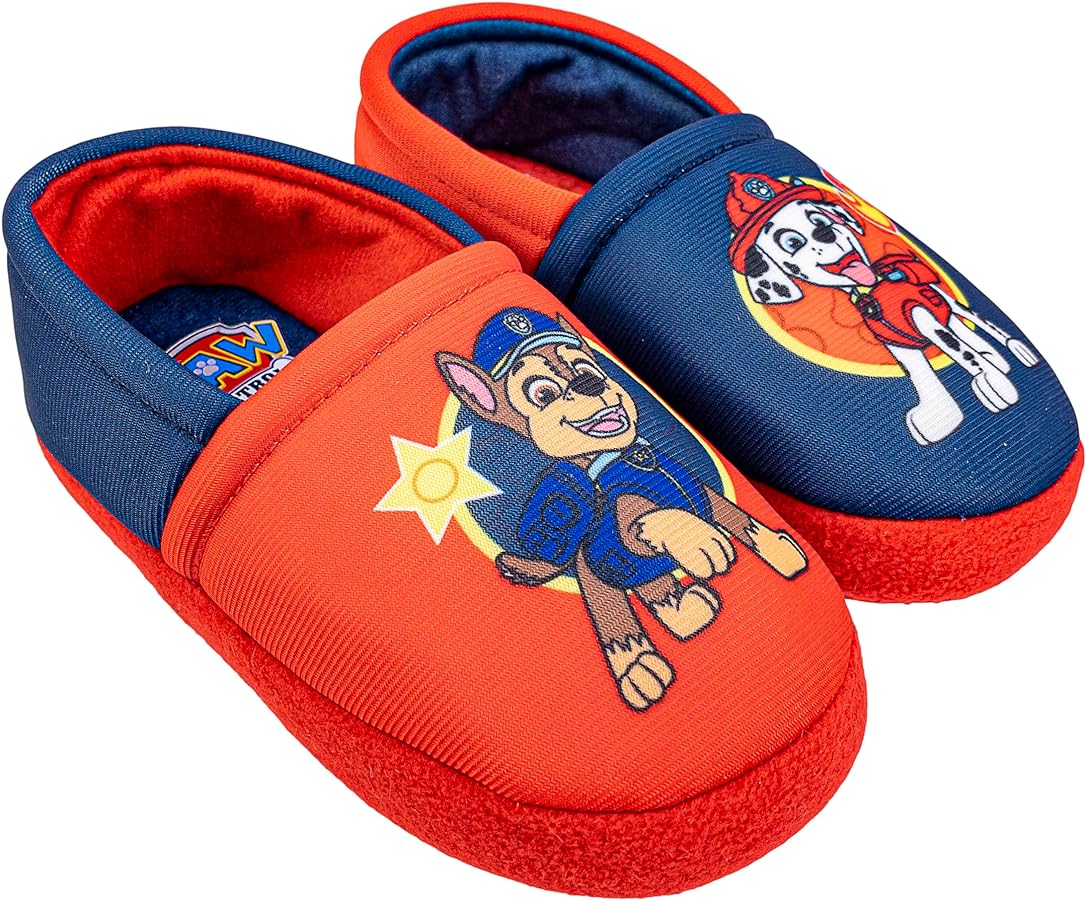 Paw Patrol Slippers for Kids, Mismatch A-Line House Shoes