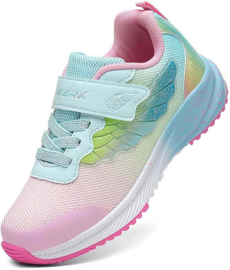 Joy Kids Sneakers Girls Toddler Little Kid Athletic Lightweight Running Training Tennis Shoes