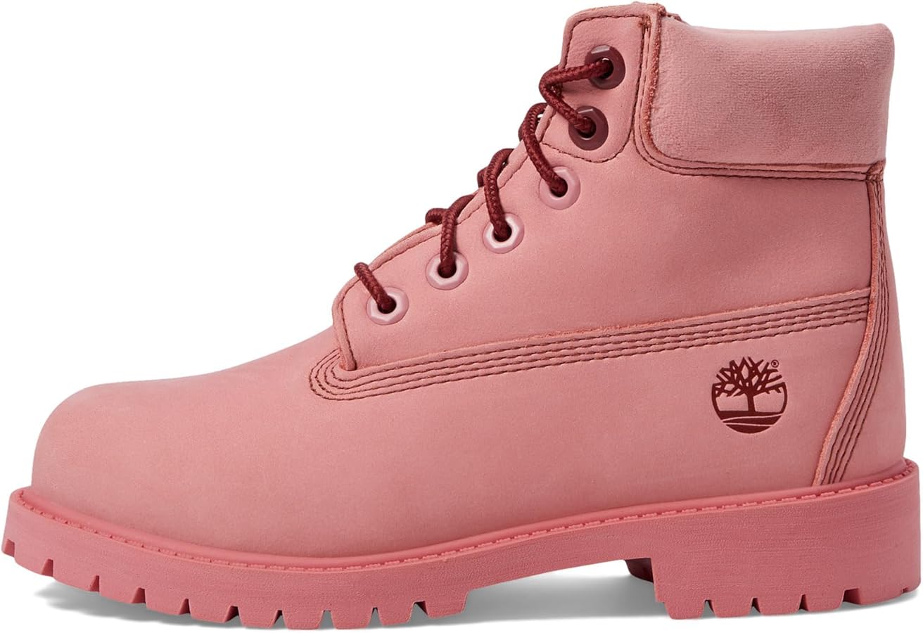 Timberland Girl's 6" Premium Lace-up Waterproof Boots (Little Kid) Hiking