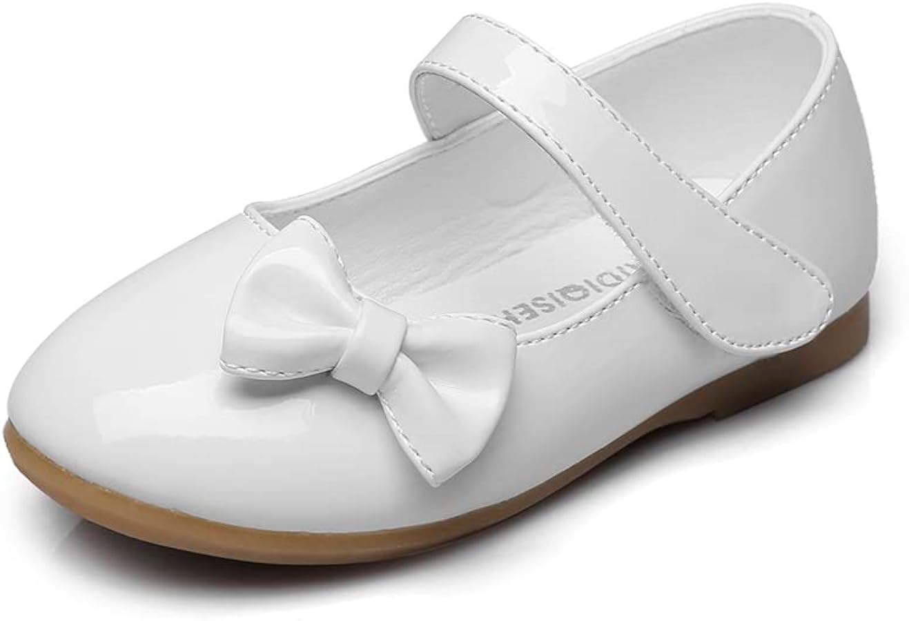 Mary Jane Flats for Girls Princess Ballet Dress Shoes for Wedding Birthday Party School