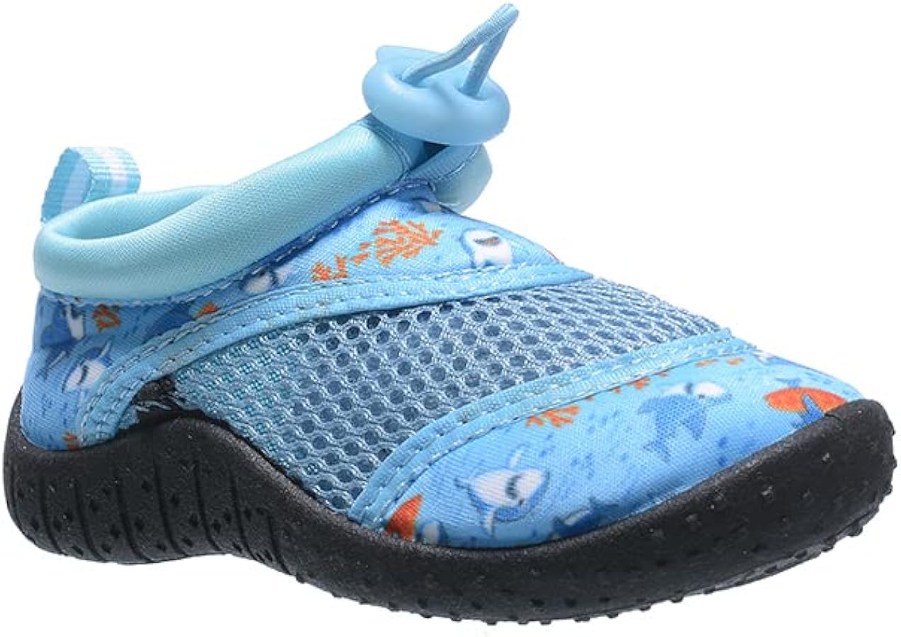 RocSoc Unisex-Child Summer Barefoot Mesh Water Sport Aqua Shoes | Breathable, Toggle Lace Athletic Beach Footwear