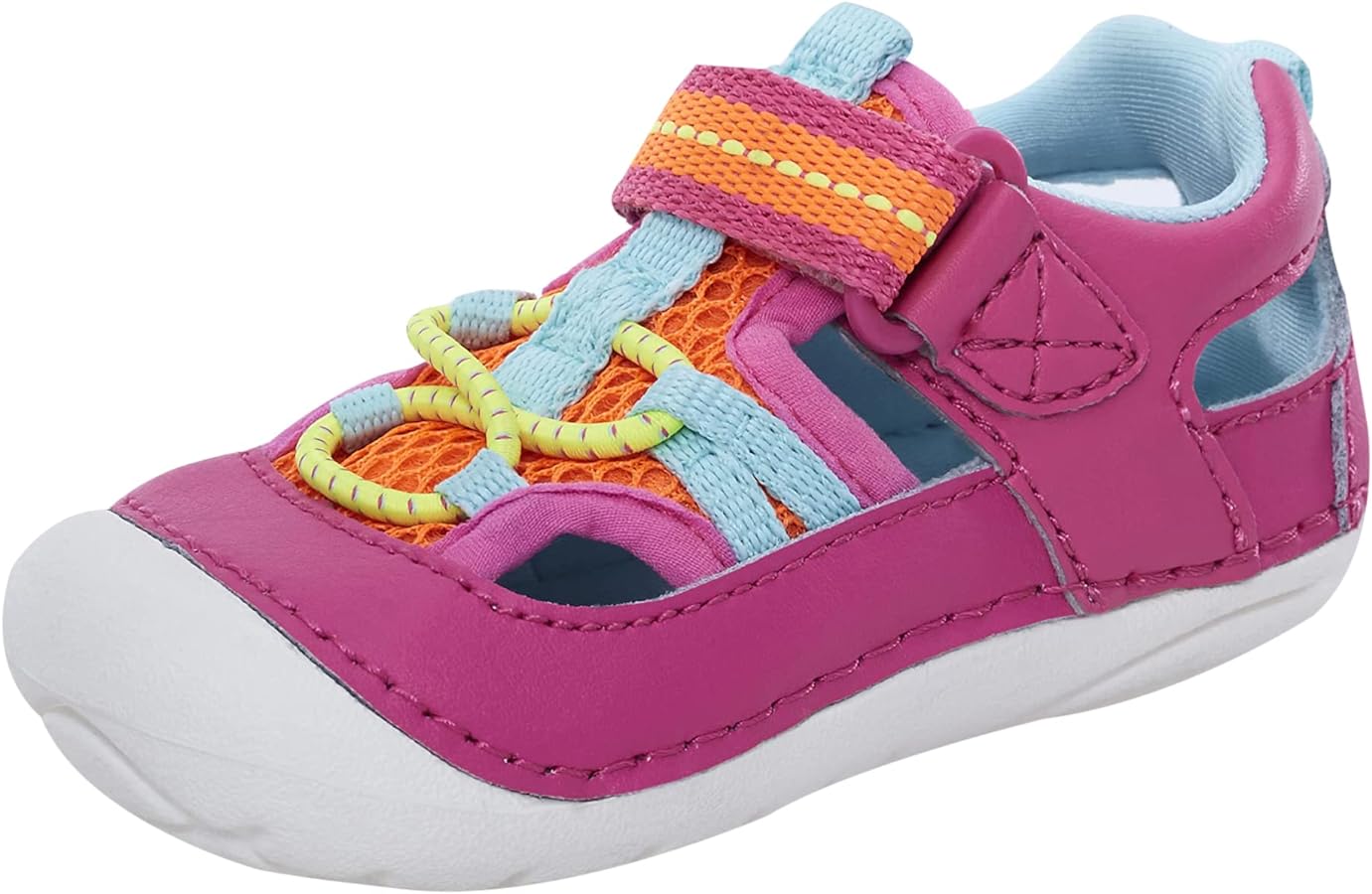 Stride Rite Unisex-Child Soft Motion Tobias First Walker Shoe