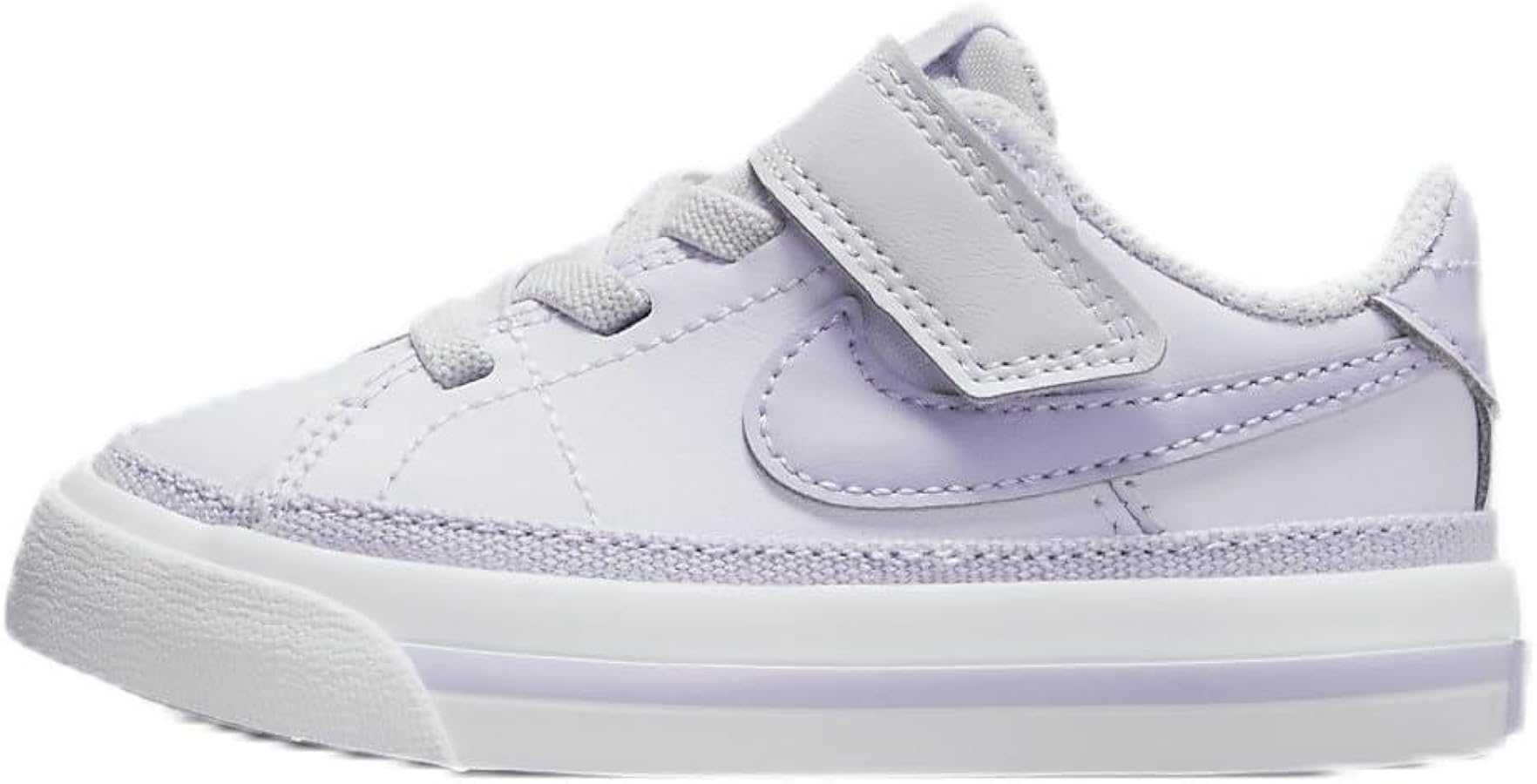 Nike Court Legacy Baby/Toddler Shoes (DA5382-500, Barely Grape/White/Lilac Bloom) Size 10