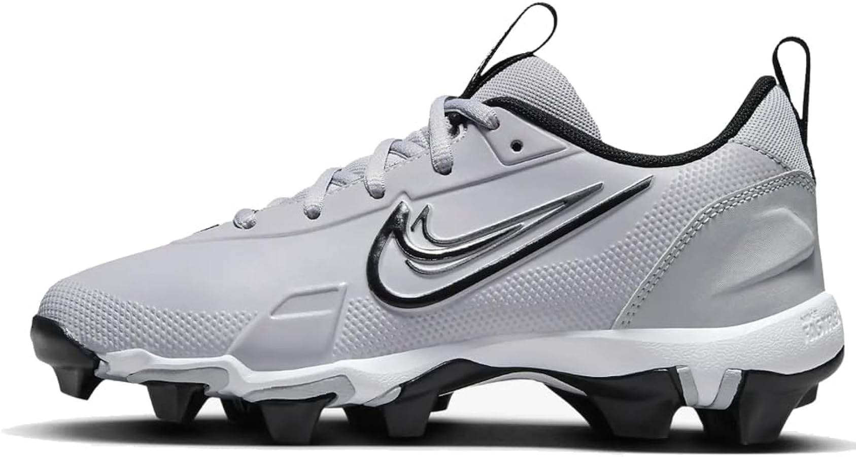 Nike Force Trout 9 Keystone Big Kids' Baseball Cleats (FB9731-002, Pewter/Wolf Grey/Black/Black)