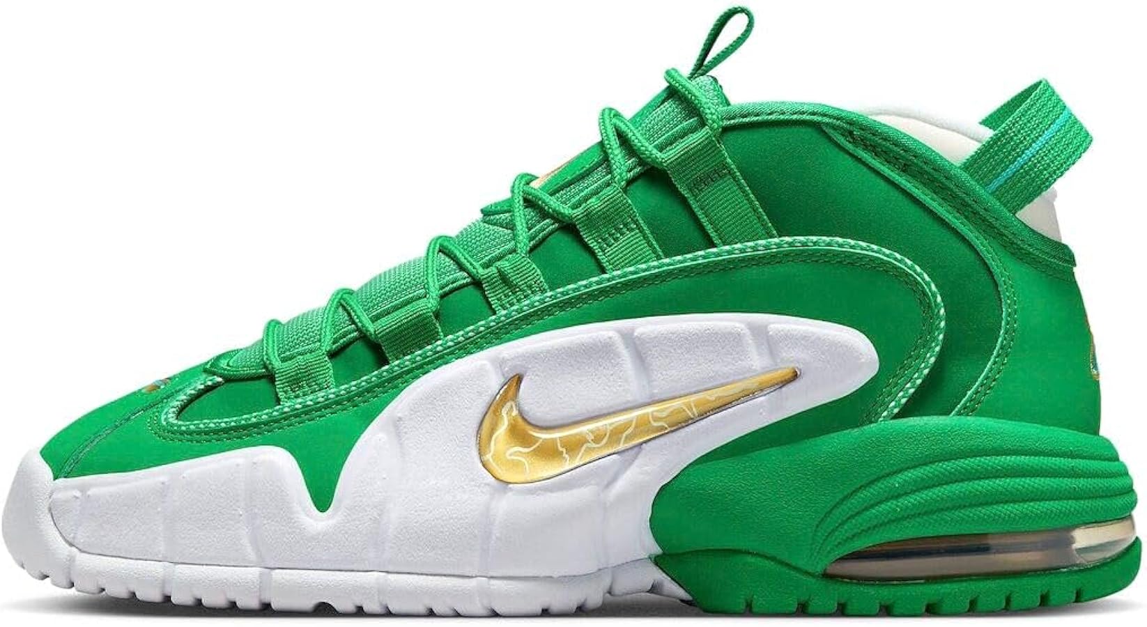 Nike Big Kid's Air Max Penny Stadium Green/Metallic Gold BG (FQ8349 324) - 5