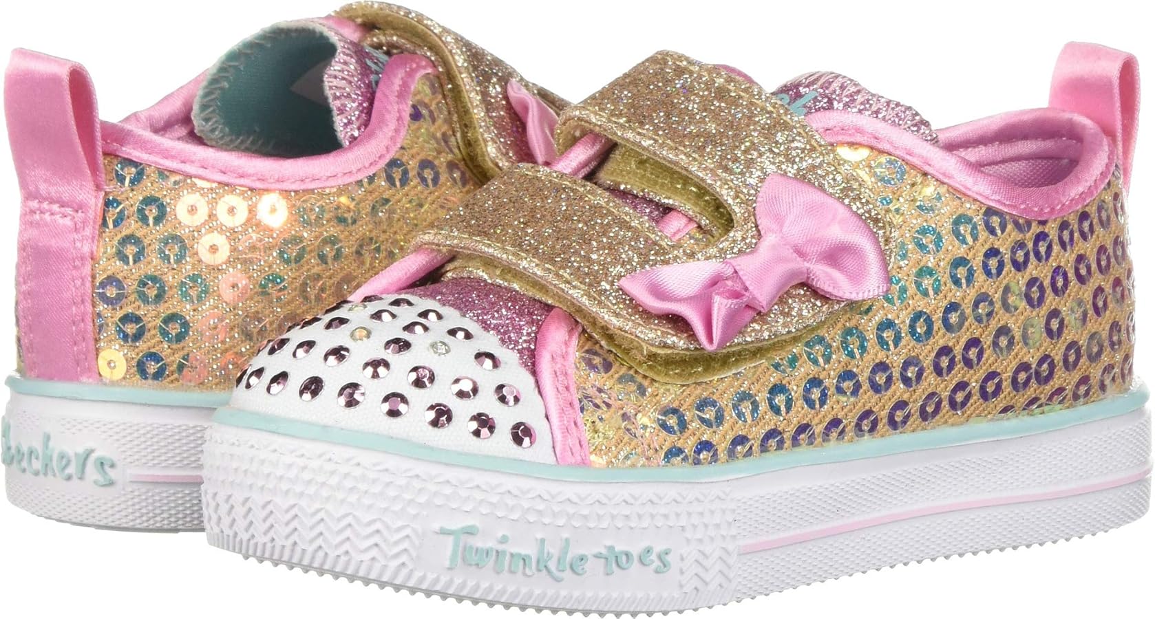 Skechers Kids' Shuffle Lite-Mini Mermaid Sneaker