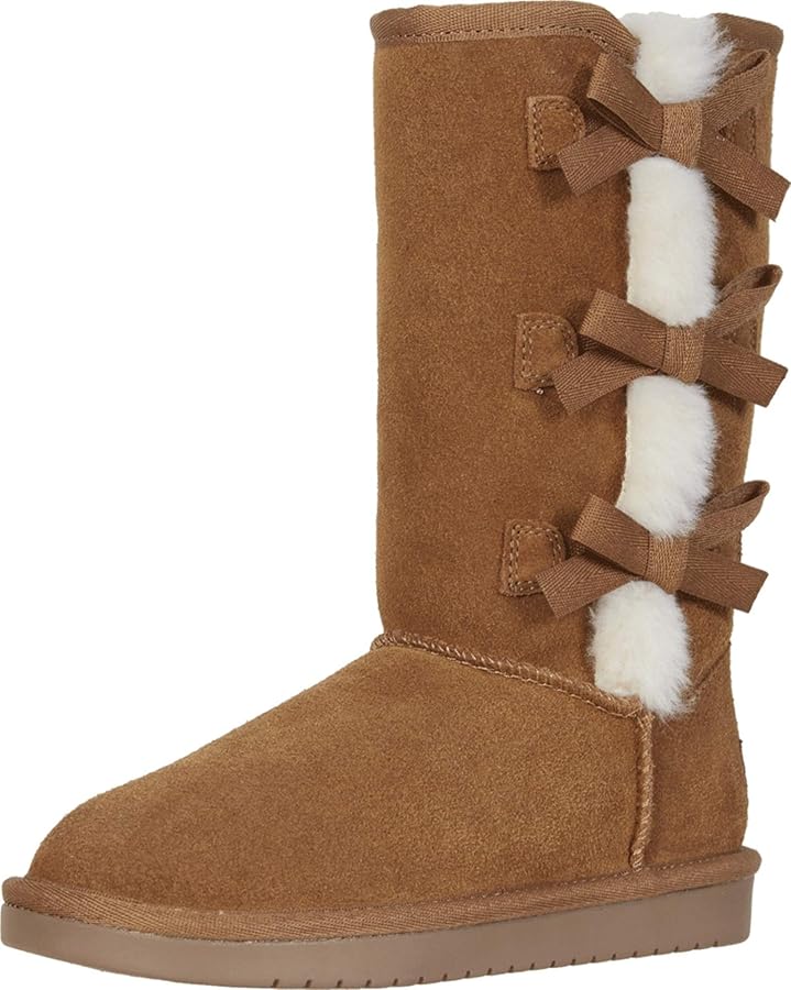 Koolaburra by UGG Kid's Victoria Tall Fashion Boot, Chestnut, 1 Little Kid