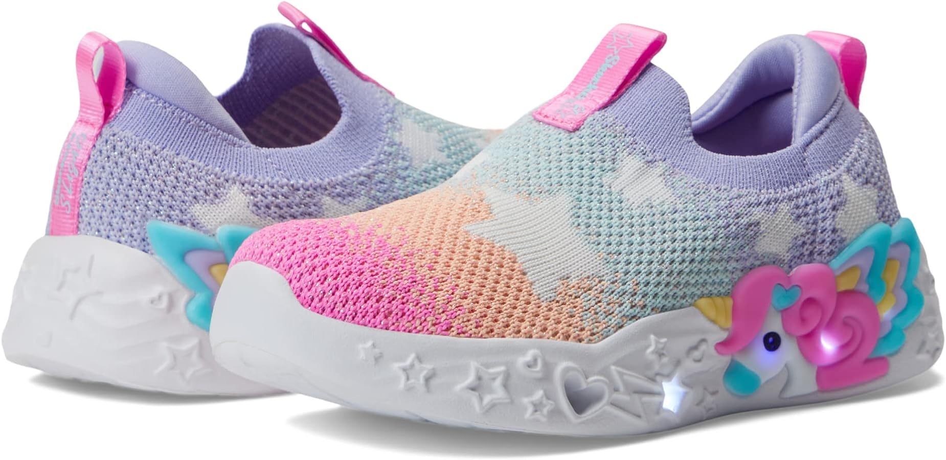 Skechers Girl's Unicorn Charmer-Lil Sherber Sneaker