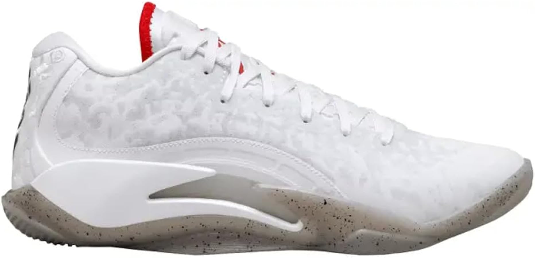 Nike Zion 3 Big Kids' Basketball Shoes (DV3869-106, White/Cement Grey/Pure Platinum/University RED) Size 6