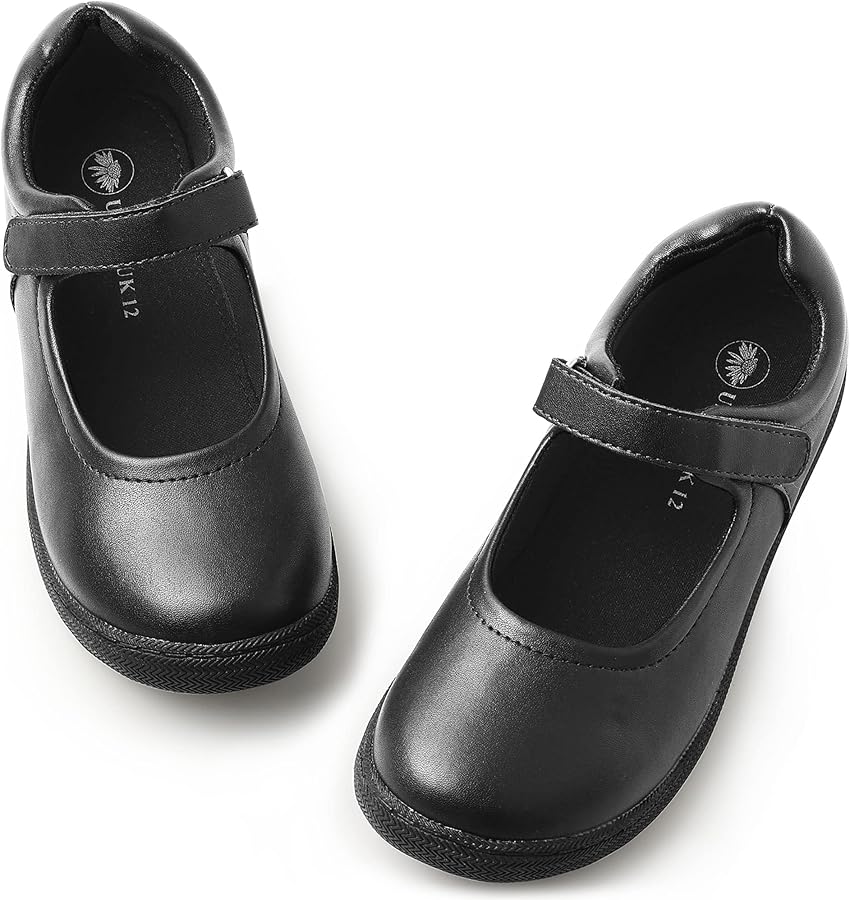 Girls Mary Jane Shoes School Uniform Flats Cute Dress Shoes for Girls Wedding Back to School