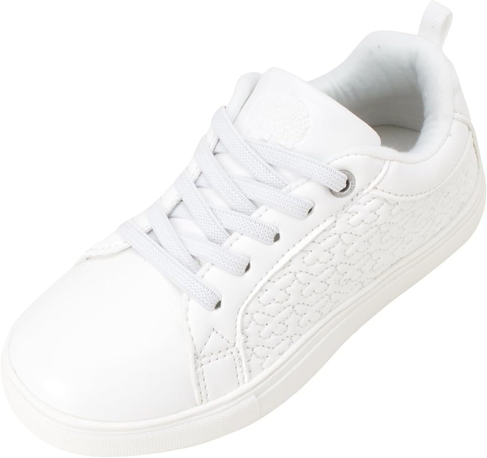 Vince Camuto Girls' Shoes - Athletic Court Shoes, Butterfly Detail - Casual Sneakers for Girls (5-10 Toddler, 11-4 Girls)