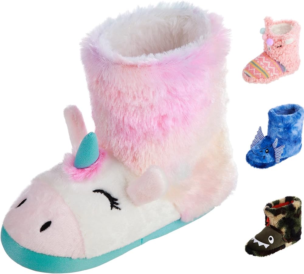 totes Girl's Boot Slipper