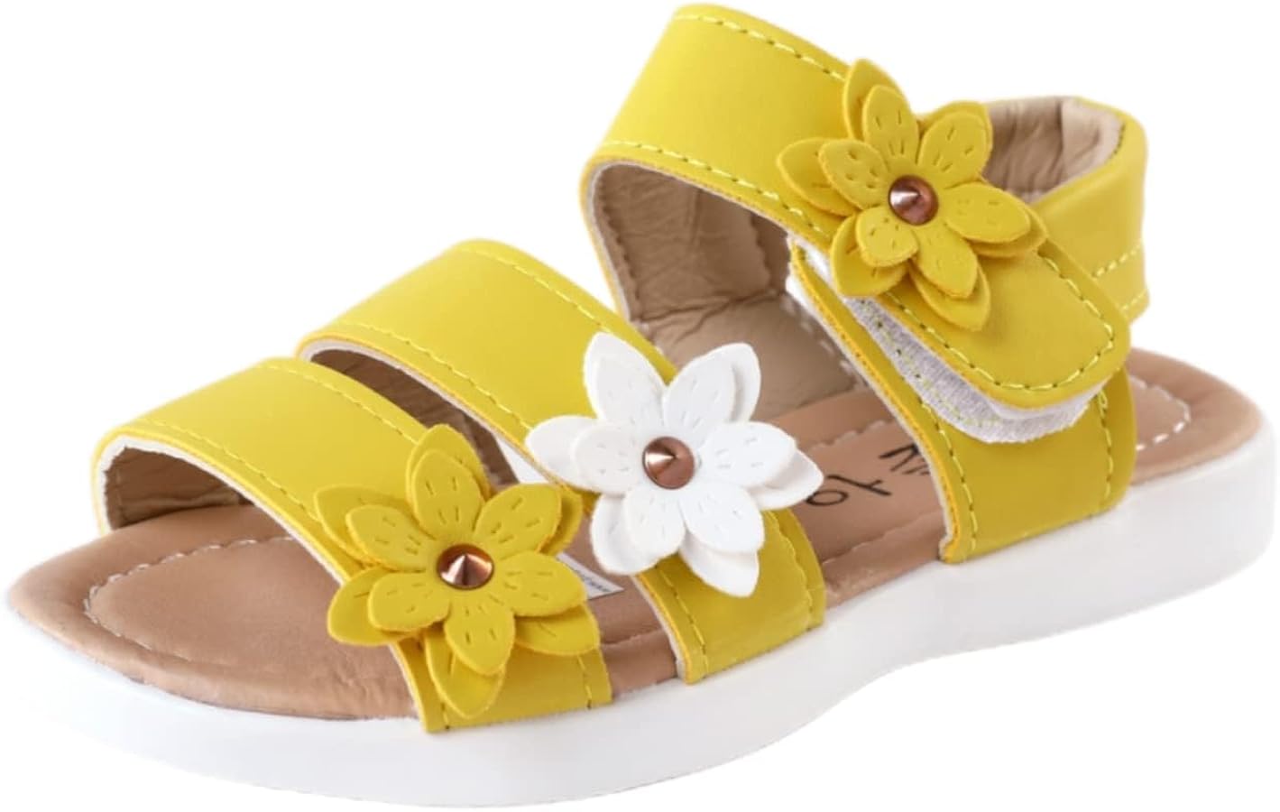 PATPAT Toddler/Little Kid/Big Kid Girls Sandals Flower Girls Sandals Open Toe Summer Sandals