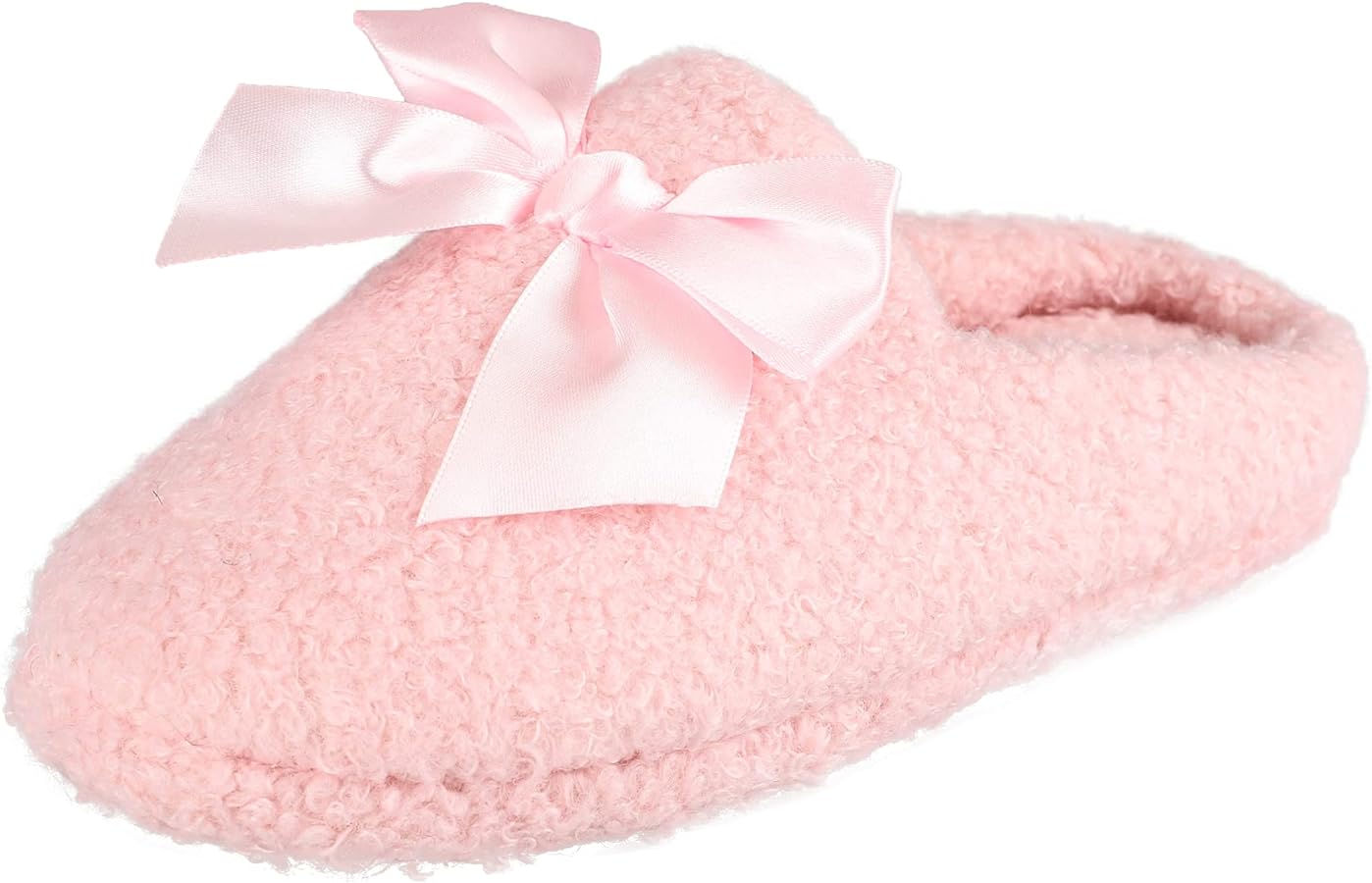 Jessica Simpson Unisex-Child Plush Marshmallow Slide on House Slipper Clog with Memory Foam