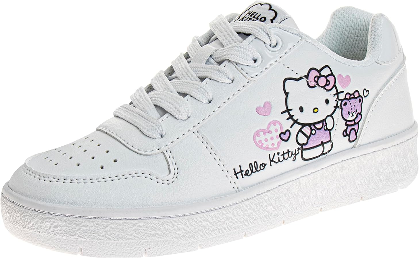 Hello Kitty Sneakers for Girls - Kids Lightweight Athletic Breathable Casual Shoes (Little Kid - Big Kid)