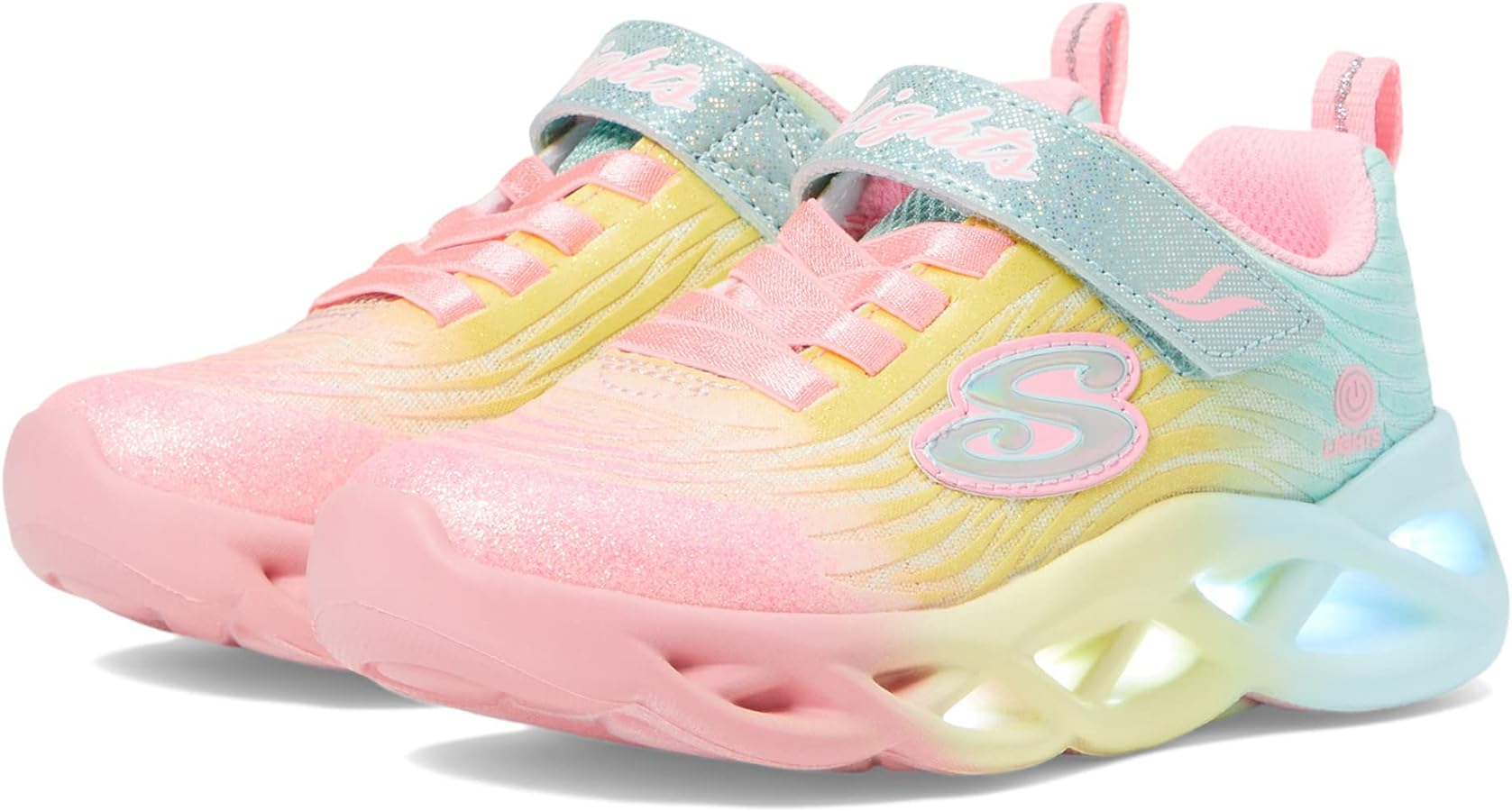 Skechers Unisex-Child Twisty Brights-Swirled Colo Sneaker