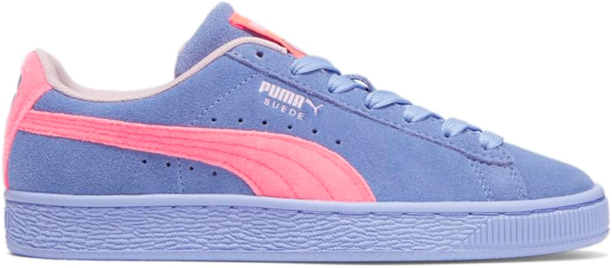 Puma Kids Girls Suede Valentines Lace Up Sneakers Shoes Casual - Purple