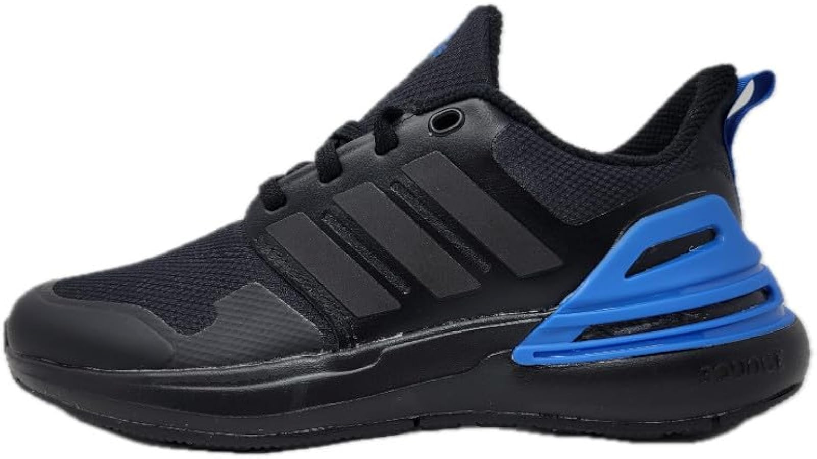 adidas Unisex-Child Rapidasport Running Shoe, Blue/Black, 13.5 M US