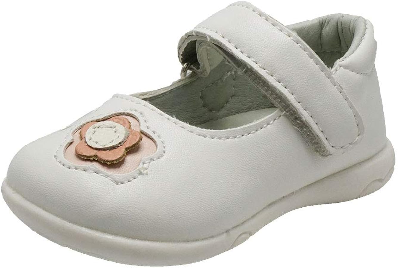 Toddler Girls Mary Jane Shoes, Slip On Dress Shoes, Ideal Baby Walking Shoes NN19